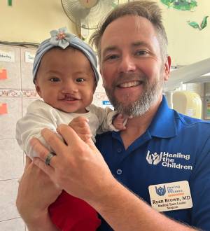 Sandi with Dr. Ryan Brown